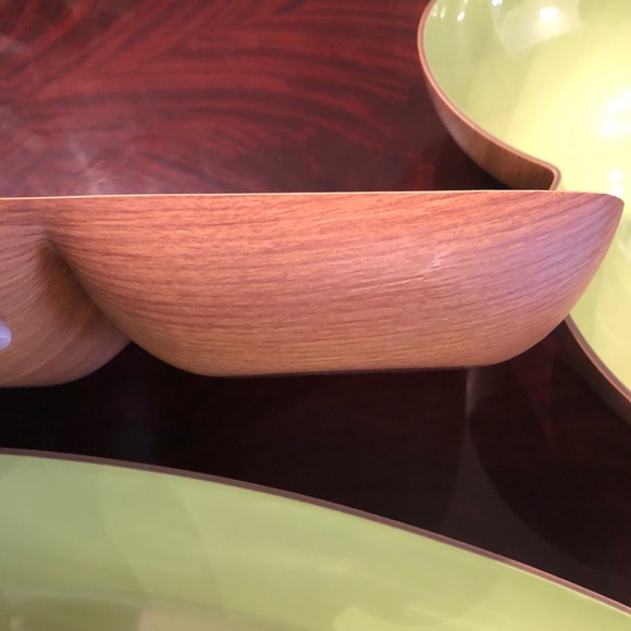 Serving dishes (3), green, light weight - Picture 5 of 10